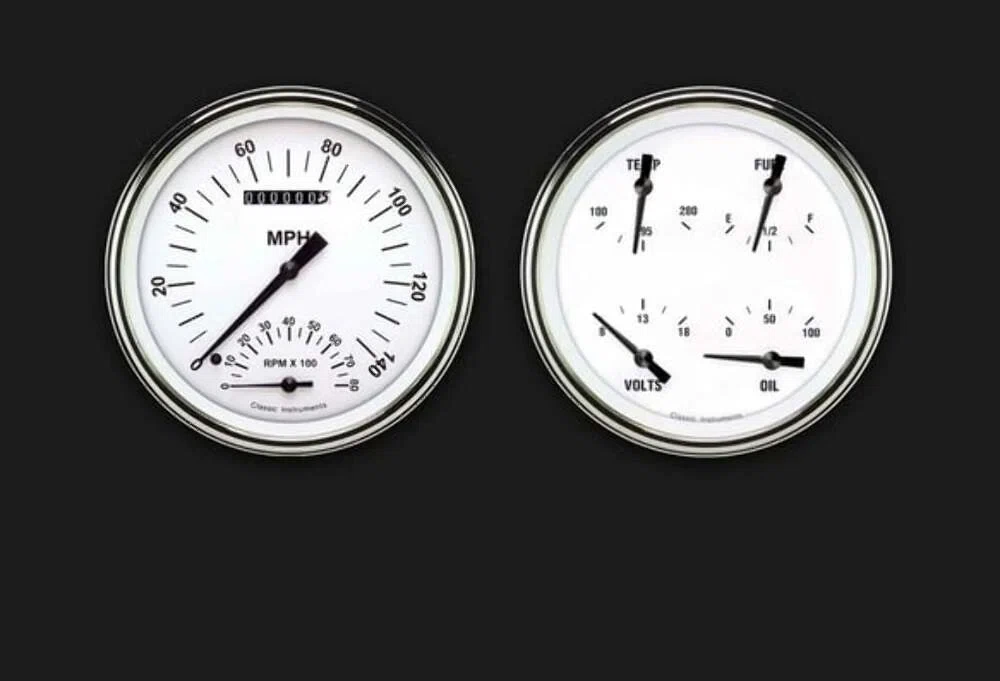 White Hot Two Gauge Set 62 WH62SLF